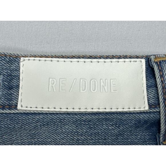 NWT Re/Done Women's Vintage Fade 70s Pocket Wide Leg Jeans - Size 24 (25x33.5) - Picture 3 of 6